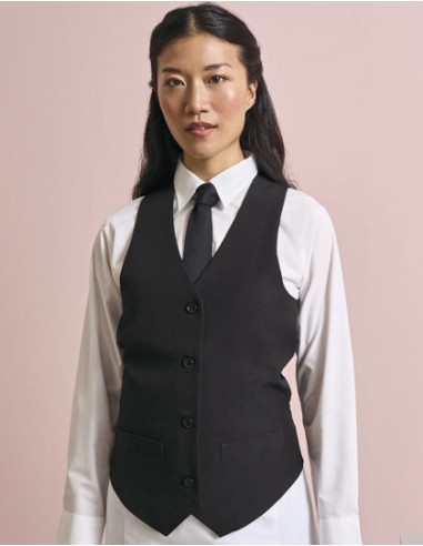 PRE-PR623-Womens Lined Polyester Waistcoat